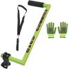 Rimmer Grip Ergonomic Handle for Weed Trimmers Aluminum with Adjustable Clamp and Shoulder Includes Work Comfortable Handle (Green) - High-Strength