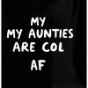 European Size Funny Cool Aunties Text Print T-Shirt Casual Graphic Tee.comfortable for Everyday Wear
