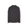 Stone Island Ss23 Solid Color Logo Chest Pocket Button-Down Long Sleeve Jacket Men jackets Charcoal 781511610-V0065