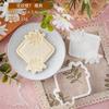 Christmas Fondant Biscuit Mould Xmas English Letter Embossing Stamp Dessert Cake Decoration Acrylic Pastry Cookie Cutter Tools