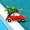 Fumaide Christmas Car Brooch Set