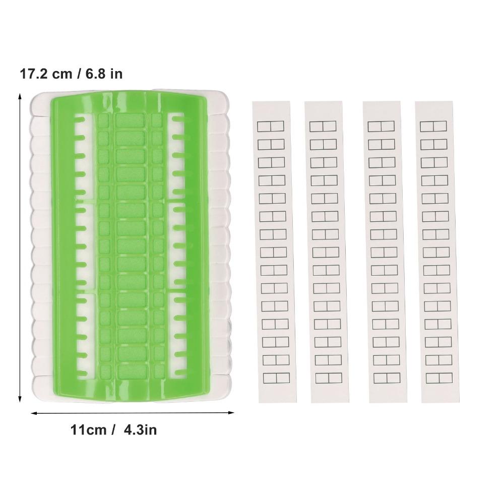4 Replaceable Cards Embroidery Floss Organizer 30 Positions Thread Holder For Cross Stitch