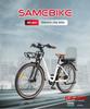 SAMEBIKE RS-A07 E-Bike 500W 36V13AH City Travel Elektrofahrrad Erwachsene 28-Zoll-Großreifen Dreifach-Stoßdämpfung Elektrofahrrad