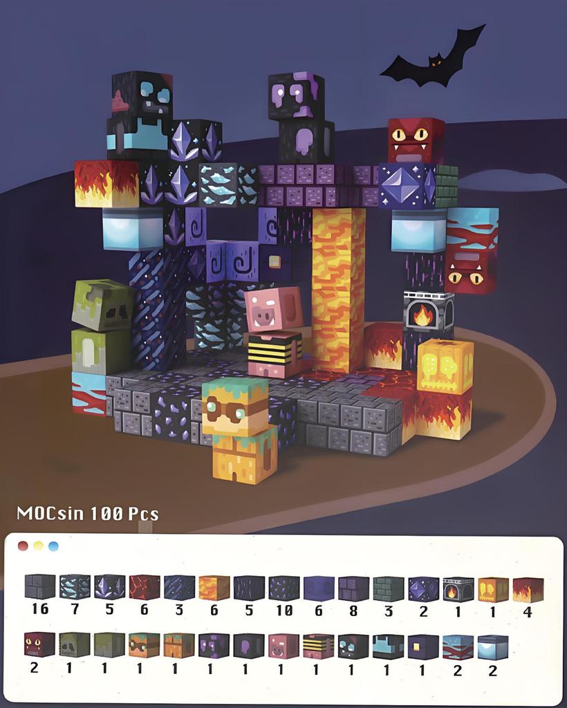 Magnetic Unicorn Building Blocks Assembly Toy Set