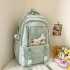 New Backpack High Capacity Senior High School Students Make Up Bag Backpack
