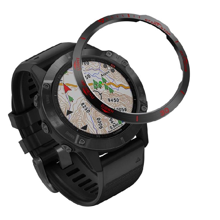 Steel for Case for  for Fenix 6 Watch Bezel Ring Bumper Anti Scratch Metal Cover
