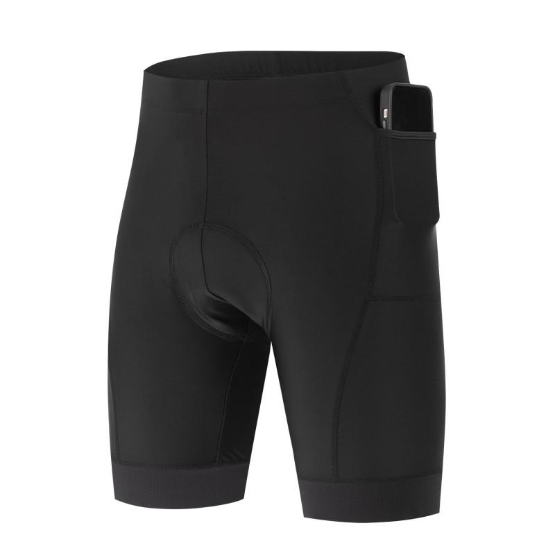 Mens Cycling Shorts With Bib Straps 5/8 Length Breathable Quick-Dry Bike Mountain Road
