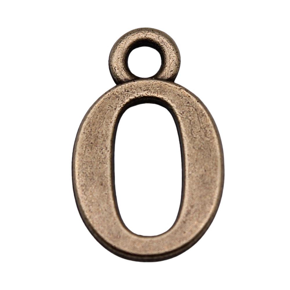 Number Tags Charms Alloy Pendants For Birthday Party Jewelry Making Accessories
