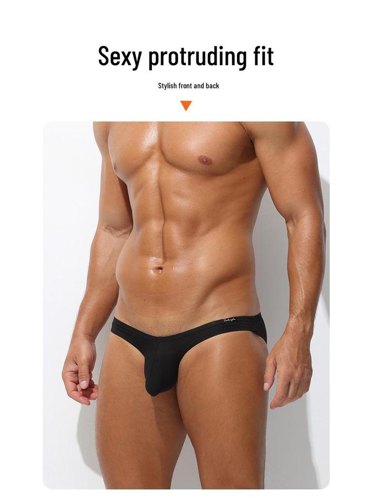 Chiloți sport triunghiulari cu talie joasă pentru bărbați Modal cu buzunar U - Eleganti, respirabili, confortabili