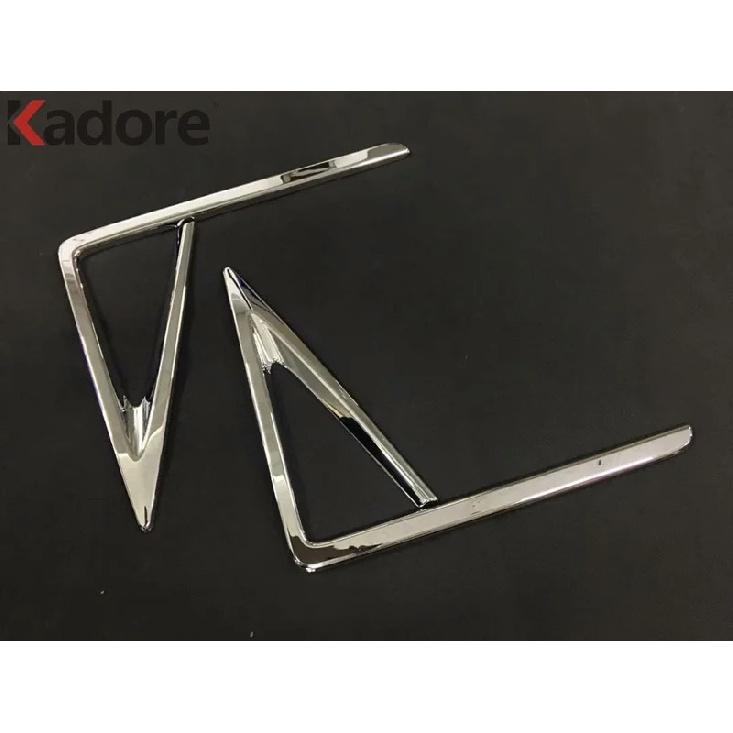 Front Fog Light Lamp Cover Trim For Toyota Noah Voxy Hybrid V facelift 2017- Chrome Car Foglight Bezel Trims Accessories