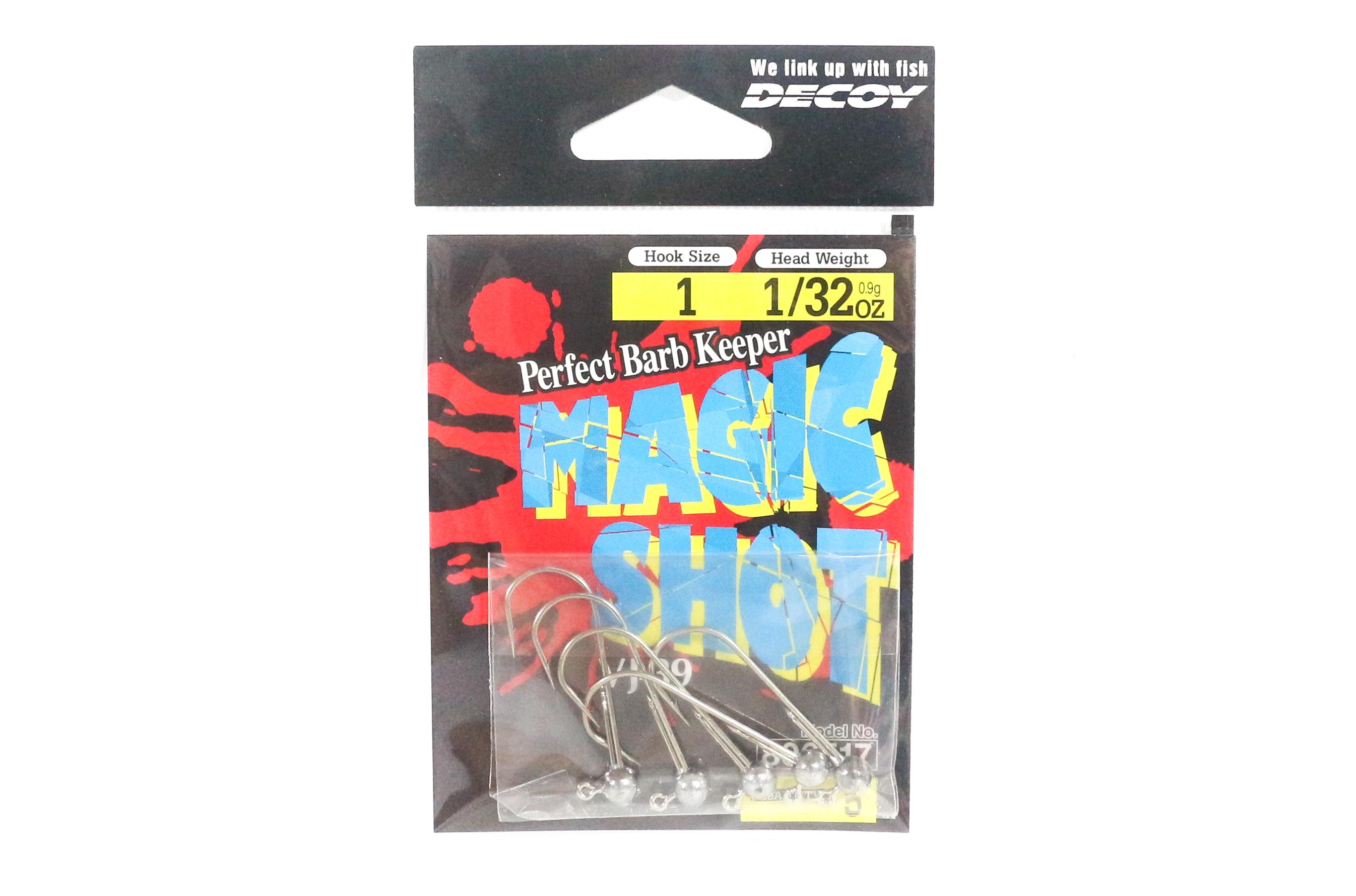 

Decoy VJ-39 Magic Shot Jig Head Size 1 , 1/32 oz (6517)