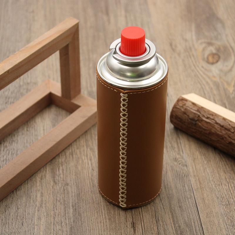 Japanese-Korean Gas Stove Leather Insulation Pad for Camping