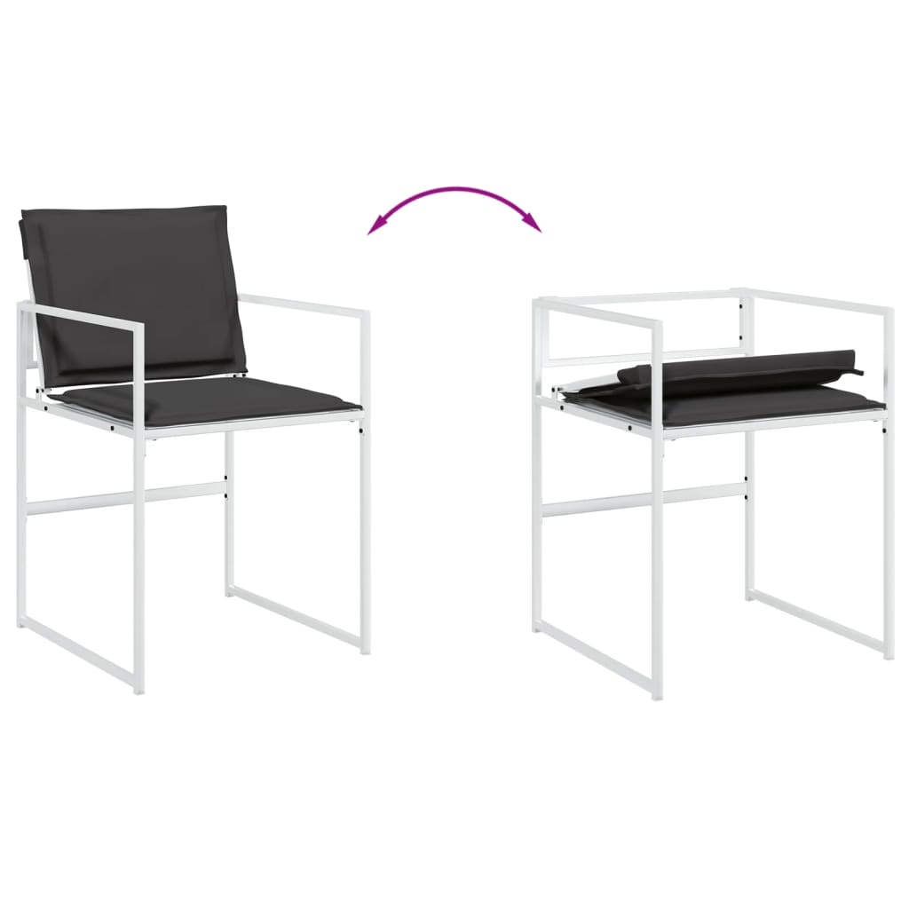 Vidaxl 17-Cz. Garden Furniture Set With Cushions, White, Textilene