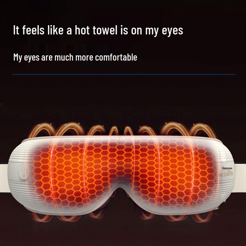 HEZHENG Foldable Eye Massager with Heat CN Plug (adapter Included)