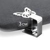 20PCS Cat Paw Tablecloth Clips Stainless Steel Adjustable Non Slip Fabric Clamps for Hotel Outdoor Party Wedding Event Decor