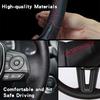 ize Comfortable Leather Steering Wheel Cover For Volkswagen Golf 6 Mk6 Polo Sagitar Bora Santana Jetta Mk6 Car Accessories