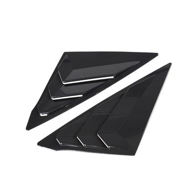 Car Rear Side Window Louver Cover Car Side Louvers Window Shutters Glass Blinds Trim Shades Cover ABS