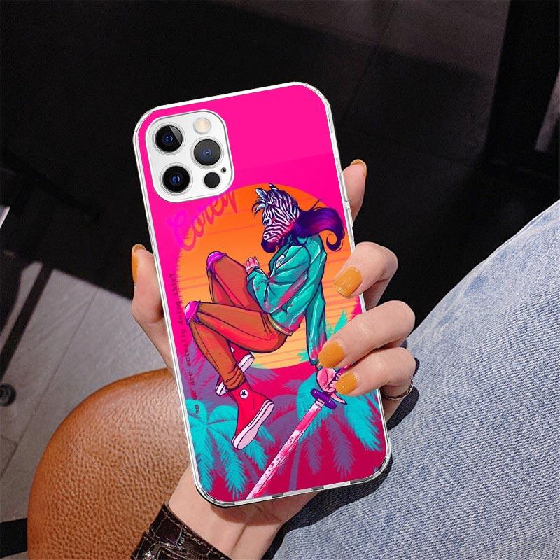 Game Hotline Miami Phnoe Case for Iphone 17 Air 16 16E 11 12 13 Mini 14 Plus 15 Pro Max 7 8 + SE 2020 Phone Cover Coque