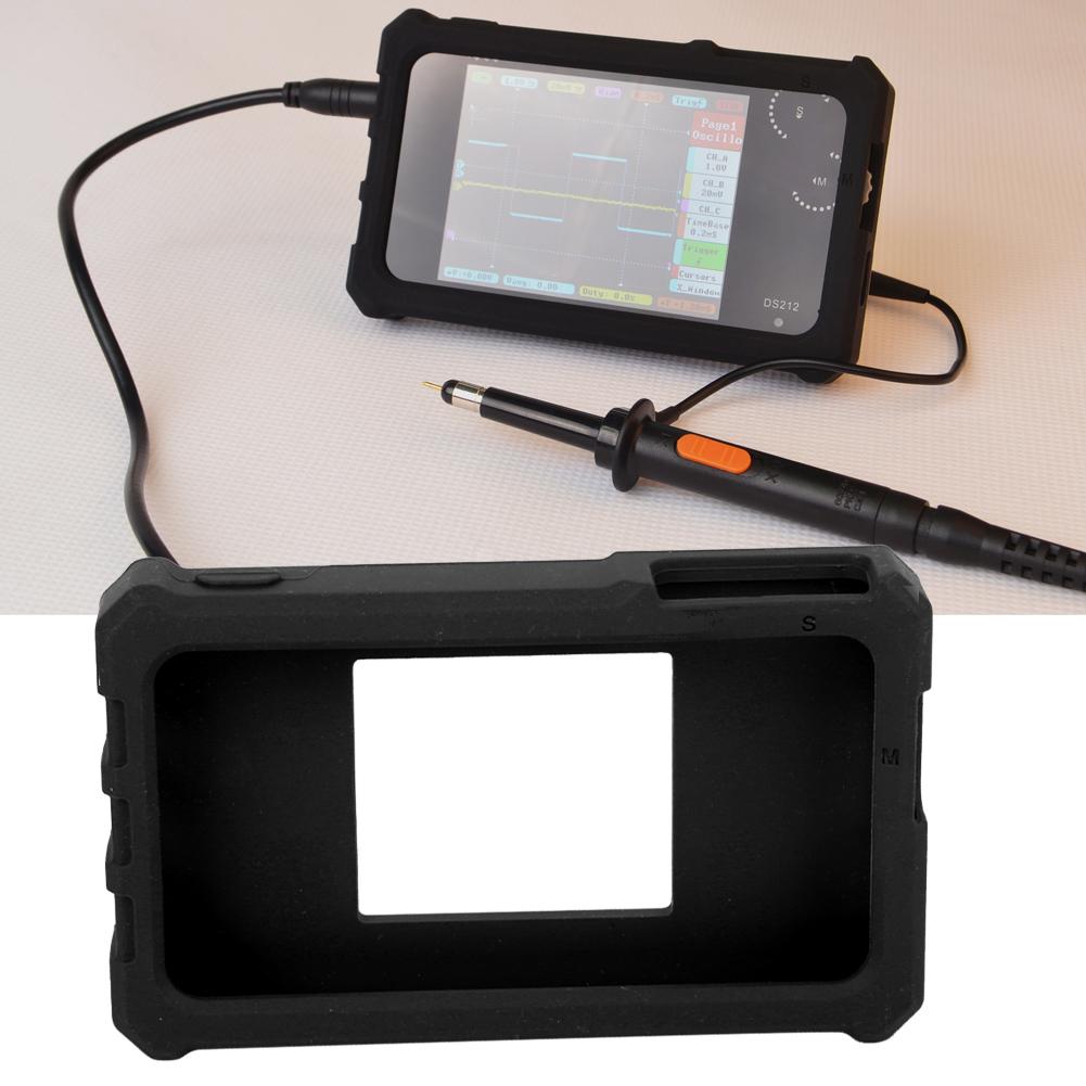 SC212 Soft Silicone Oscilloscope Protective Cover Case Protector Fit for DS212 OscilloscopeBlack