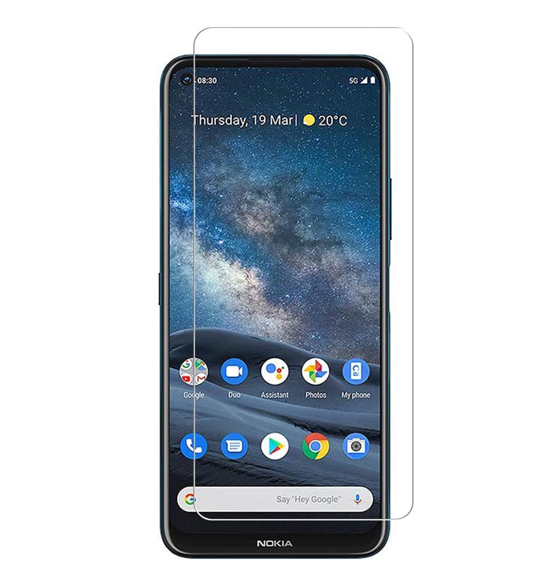 

0.3mm Arc Edge Tempered Glass Phone Screen Protector Film for Nokia 8.3 5G Type A