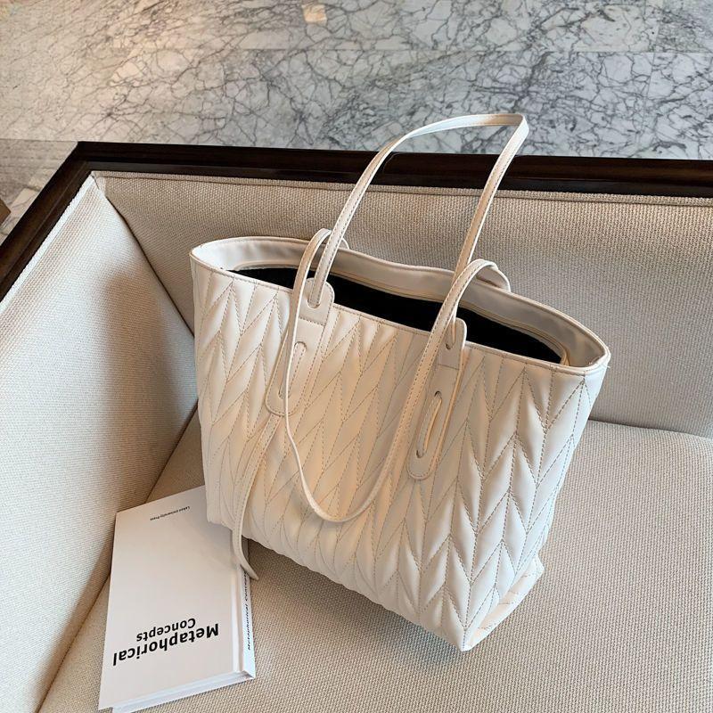 

Вместительная женская летняя трендовая сумка высокого класса, сумка через плечо, универсальная сумка-тоут для通勤