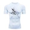 Sports T-Shirt Training Fitness for Men's Compression Short Sleeve for Men Athletic Tees Workout Comfortable Sweat Absorbing Tight Fit