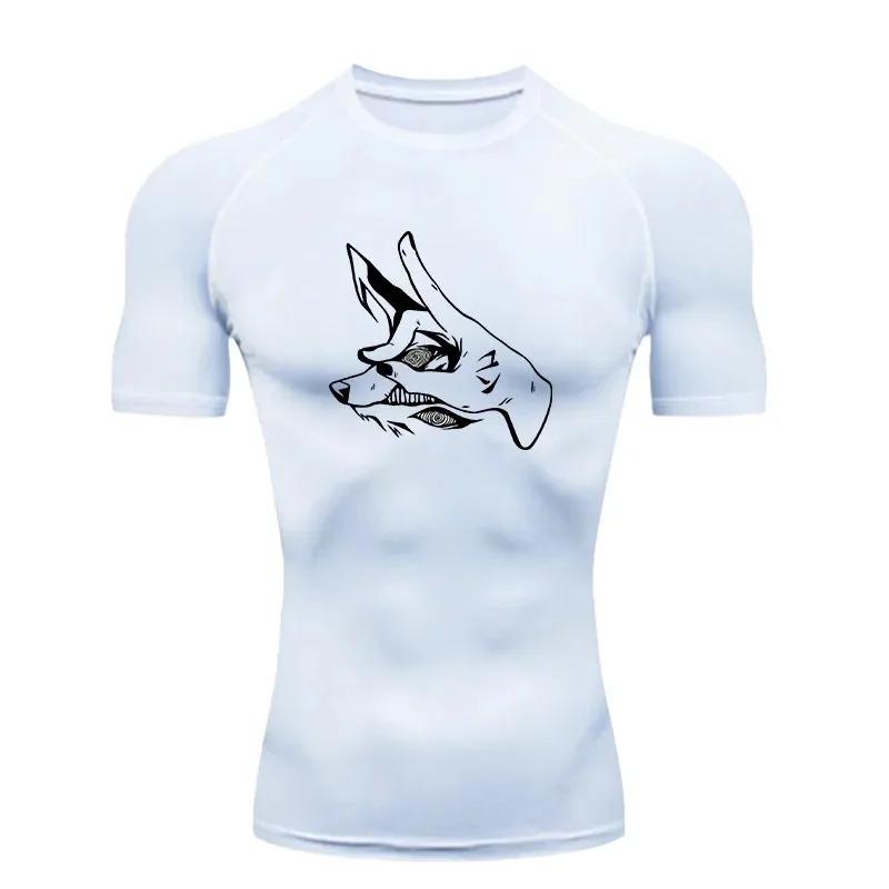 Sports T-Shirt Training Fitness for Men's Compression Short Sleeve for Men Athletic Tees Workout Comfortable Sweat Absorbing Tight Fit