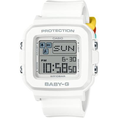 Baby-G BGD-10L-7JR [BABY-G +PLUS Colorful Loop] Damen-Armbanduhr aus Kunstharz, quadratisch, digital