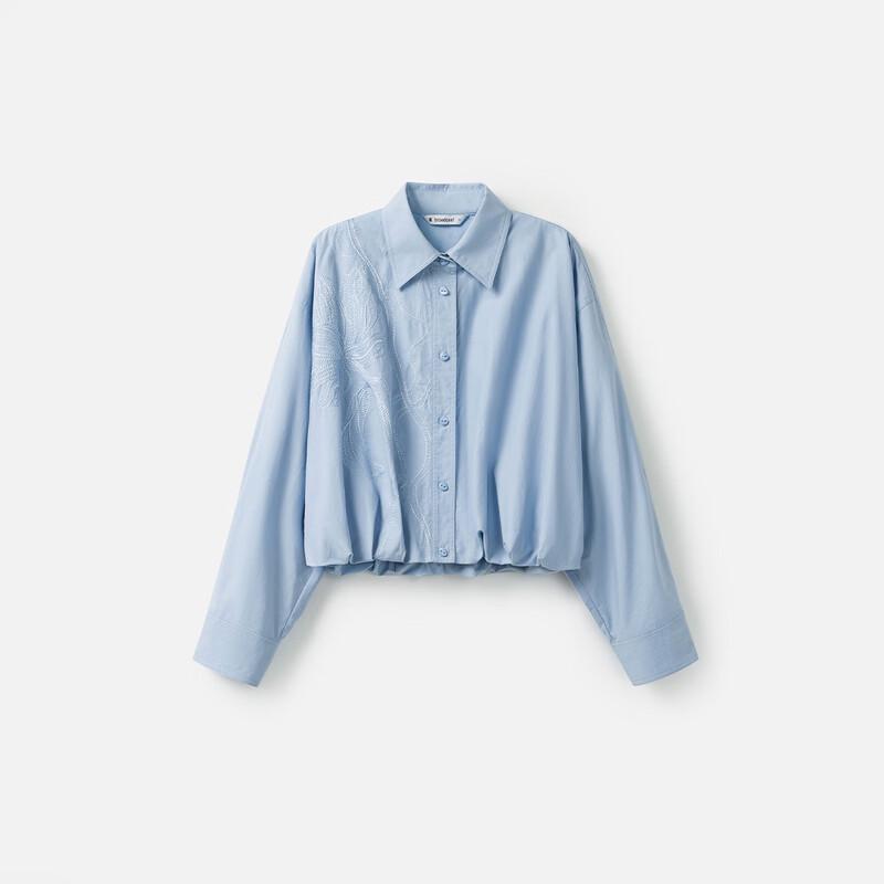 broadcast Women's Chinese Embroidered Petal Hem Short Jacket