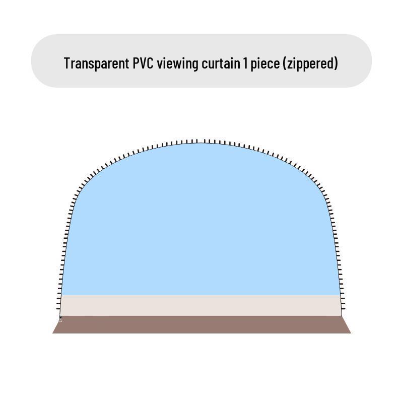 Windproof Blackout Spherical Dome Camping Tent - Extra Large Multi-Person Space, Sun Protection, Waterproof
