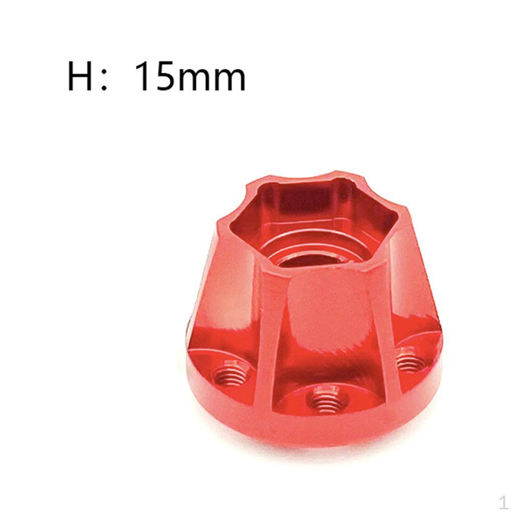 Hexagon Wheel Hubs Spare Parts Aluminum Alloy Modification Accessories Widening for RC Crawler