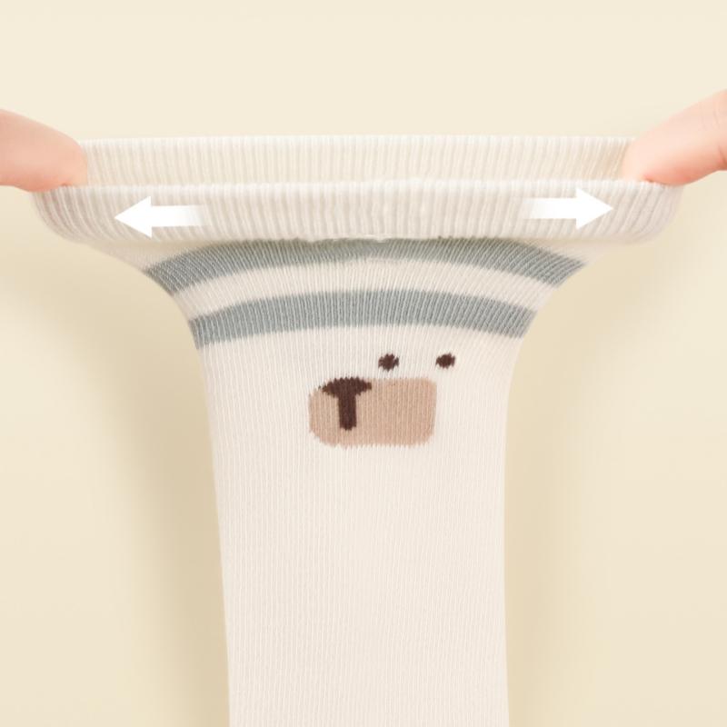 Baby Niedlich Cartoon Lange Strümpfe Socken Baumwolle Herbst Neu Kinder Lockere Nahtlose Socken Für Jungen Und Mädchen
