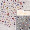 5D Mini Flowers Colorful Wreath Daisy Delicate Shiny Rhinestone Spring Self Adhesive NailArt Decorations Stickers Manicure Decal