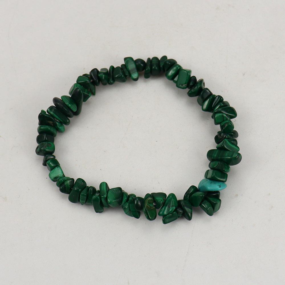 Handmade Beaded Natural Crystal Crushed Stone Bracelet B54