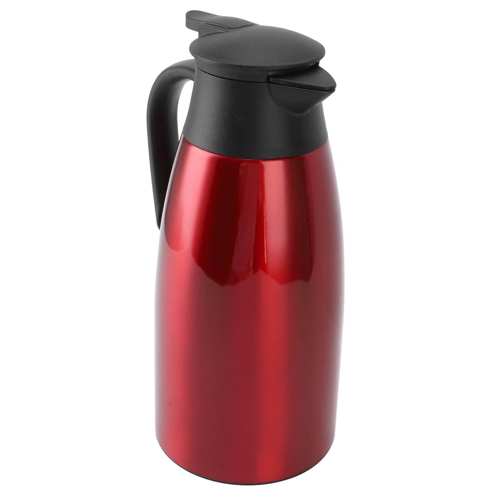 Geïsoleerde Waterkoker 2L 304 Roestvrij Staal Dubbelwandig Vacuüm Thermische Koffie Dispenser Koker voor Thee Thuis