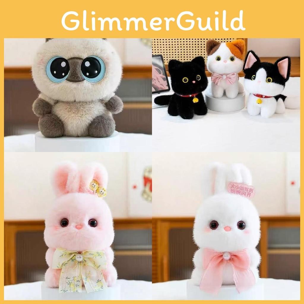 Plush Small Cat Toy Short Cotton Cuddly Doll Children Room Play Gift Festival