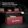 Car Trunk Leather Storage Box Auto Interior Organizer Accessories For Lexus F-SPORT ES RX NX LS UX LM LX GX LC RZ IS CT GS RC HS