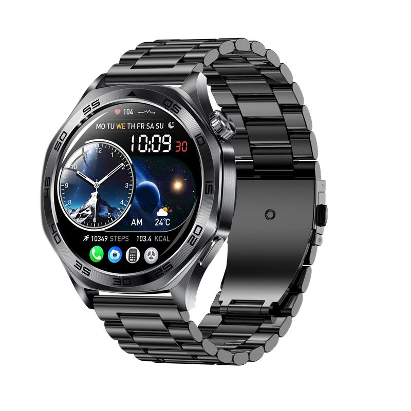 Men Smart Watch AK83 Outdoors Multi-Sports Fitness Tracker Wristwatch Health Monitoring Bluetooth Wireless Calling Smartwatch