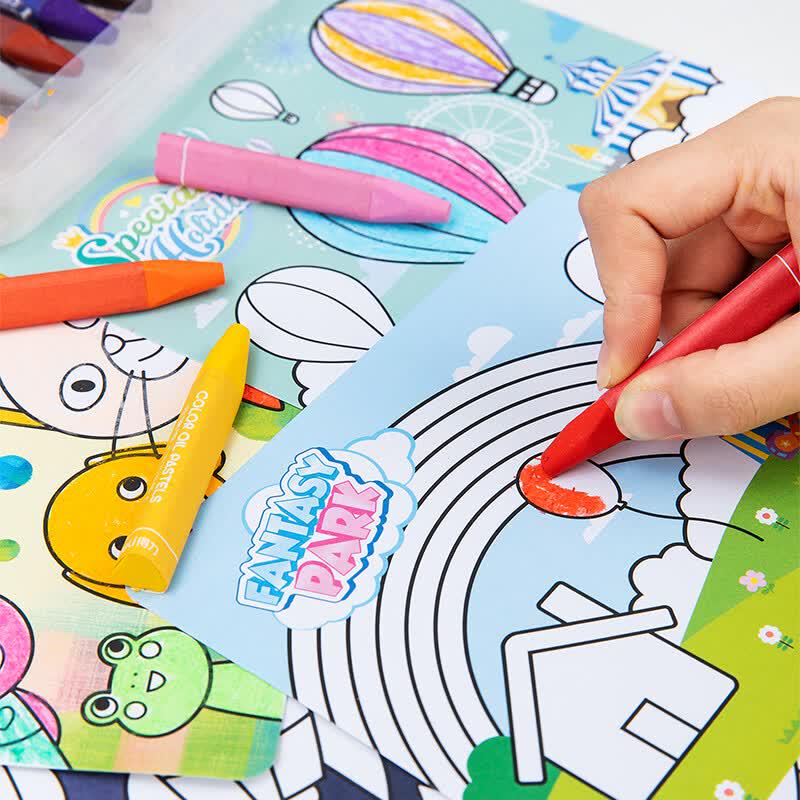 Deli Kids' Smooth Silky Oil Pastels