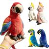 22cm Cartoon Papagei Plüschtier Bunter Schöner Niedlicher Papagei Vogel Tier Kuscheltier Heimdekoration Geschenk Für Kinder