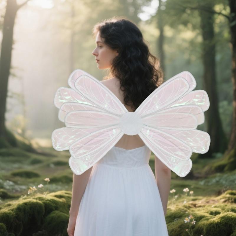 Vibrant Butterfly Shaped Wing For Kids Dressing Up Soft Breathable Mesh Safe For Childrens Costume Parties Stage Performances