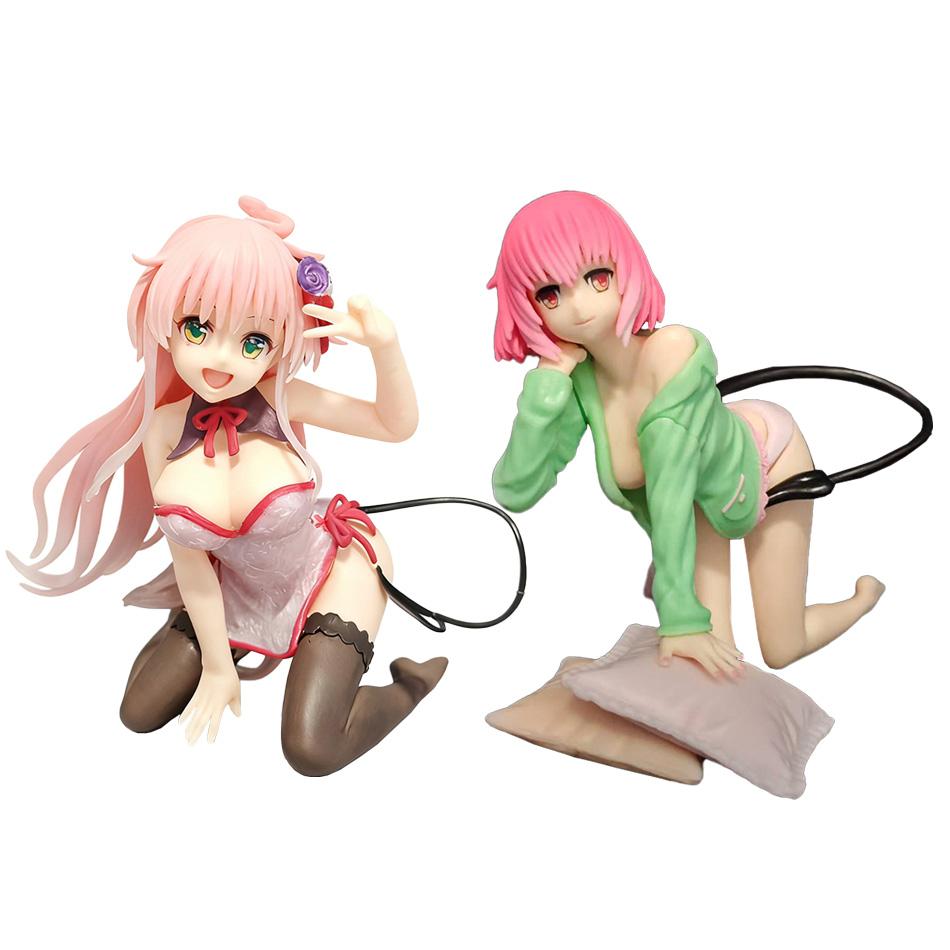 Auf Lager Schreibtisch Niedlich Lala Satalin Deviluke Cheongsam Ornamente Puppen Anime Actionfigur Spielzeug Geschenk Modell Weihnachtsgeschenke