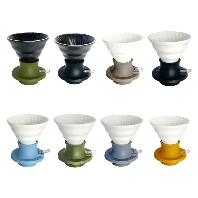 Efficient Coffee Dripper With Silicone Base And Fine Meshes Filter Office Coffee Equipment For Home Or Office Use