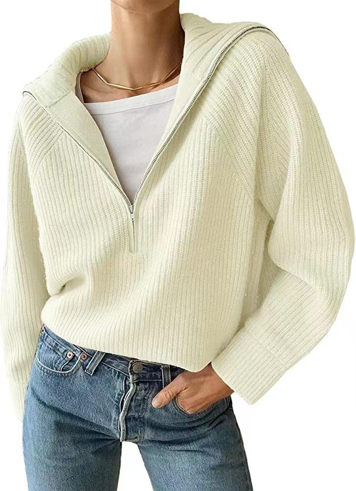 Cross-border Amazon hot sale 2023 European and American style knitted top short jacket women's personality fashion trend knitted sweater