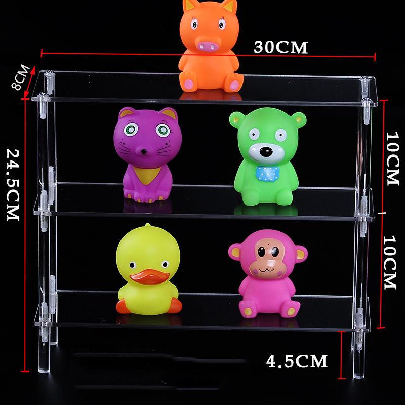Clear Acrylic Display Riser Stand for Funko POP Figures, Cupcake Cosmetic Perfume Clay Doll Jewelry for Display Stand Organizer