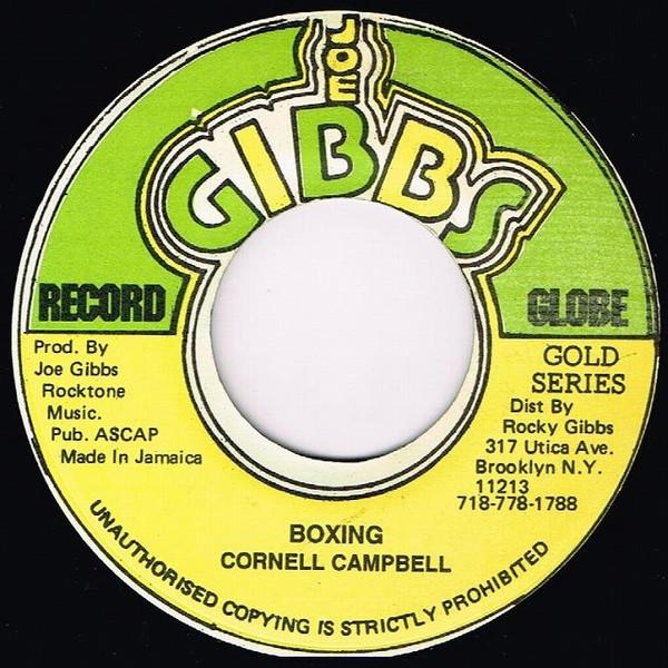 

7inch Record CORNELL CAMPBELL Boxing NONE Joe Gibbs Recor US Reggae Ska Dub Used