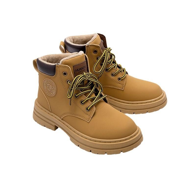 Global versatile Martin boots women CH 2075-2 winter season new velvet warm shoes women versatile fashion casual shoes