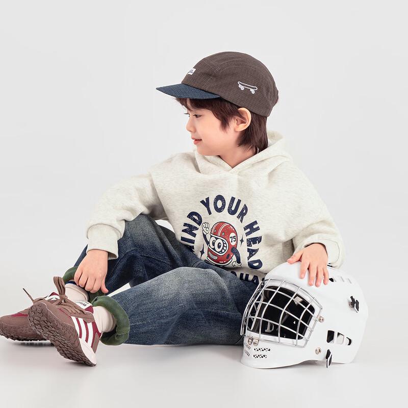 Boys' Fleece-Lined Winter Hooded Sweatshirt