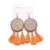 Women Bohemian Retro Handmade Tassel Ear Drop Earring