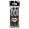 Pilot Juice Gel Ballpoint Pen, 0.5mm, Black, 5-pack (PLJU50EF5B)